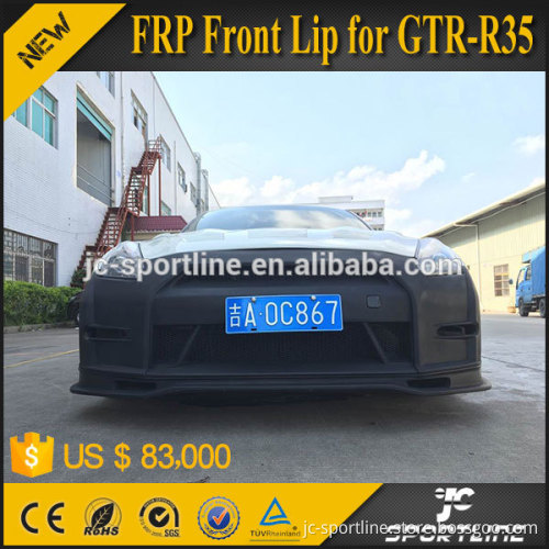 JC Sportline Black Primming FRP Front Bumper for NISSA N GTR-R35 NISM O Style 09-15